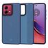 Husa pentru  Motorola Moto G84 CarbonFiber UltraSlim, Lightweight, albastru