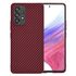 Husa pentru  Samsung Galaxy A53 5G CarbonFiber UltraSlim, Lightweight, rosu