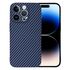 Husa pentru  iPhone 14 Pro  CarbonFiber UltraSlim, Lightweight, albastru negru