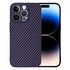 Husa pentru  iPhone 14 Pro  CarbonFiber UltraSlim, Lightweight, albastru negru