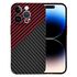 Husa pentru  iPhone 14 Pro  CarbonFiber UltraSlim, Lightweight, albastru negru