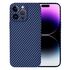 Husa pentru  iPhone 14 Pro Max CarbonFiber UltraSlim, Lightweight, albastru