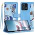 Husa tip carte pentru  Motorola Edge 40 NEO, functie stand si port carduri, negru