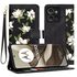Husa tip carte pentru  Motorola Edge 50, functie stand si port carduri, albastru
