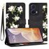 Husa tip carte pentru  Motorola Moto G85, functie stand si port carduri, roz