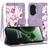 Husa tip carte pentru  OnePlus Nord 3, functie stand si port carduri, roz