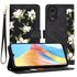 Husa tip carte pentru  Oppo A18, A38, functie stand si port carduri, roz