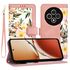 Husa tip carte pentru  Oppo Reno 12F, 12FS, functie stand si port carduri, mov