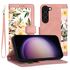 Husa tip carte pentru  Samsung Galaxy S23, functie stand si port carduri, albastru