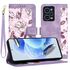 Husa tip carte pentru  Xiaomi Redmi Note 12 Pro, functie stand si port carduri, roz