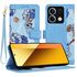 Husa tip carte pentru  Xiaomi Redmi Note 13 5G, functie stand si port carduri, negru