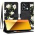 Husa tip carte pentru  Xiaomi Redmi Note 13 5G, functie stand si port carduri, negru