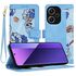 Husa tip carte pentru  Xiaomi Redmi Note 13 Pro+ Plus 5G, functie stand si port carduri, negru