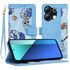 Husa tip carte pentru  Xiaomi Redmi Note 13 Pro 4G, functie stand si port carduri, mov
