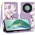 Husa tip carte pentru  Honor Magic 5 Lite, functie stand si port carduri, albastru
