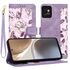 Husa tip carte pentru  Motorola Moto G32, functie stand si port carduri, albastru
