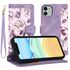 Husa tip carte pentru  iPhone 11, functie stand si port carduri, negru