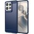 Husa pentru Motorola Edge 50 Neo Carbon Liquid Silicone, albastru