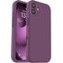 Husa pentru  iPhone 16 Liquid Silicone, subțire, captusita cu microfibra, anti amprentă, protectie cameră foto, bordeaux