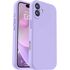 Husa pentru  iPhone 16 Liquid Silicone, subțire, captusita cu microfibra, anti amprentă, protectie cameră foto, bordeaux