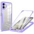 Pachet 360: Husa cu folie integrata pentru  Samsung Galaxy A06 Cover360 fata / spate - negru