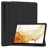 Husa pentru  Samsung Galaxy Tab S8 Soft Shell cu functie wake-up/sleep si compartiment pentru stylus, tip stand - mov