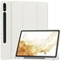 Husa pentru  Samsung Galaxy Tab S8 Soft Shell cu functie wake-up/sleep si compartiment pentru stylus, tip stand - mov