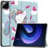 Husa pentru Xiaomi Pad 6S Pro 12.4 tip stand functie sleep/wake-up, unicorn