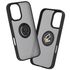 Husa de protectie pentru  iPhone 16 premium cu inel stand rotativ, suport magnetic si bumper anti-alunecare - negru