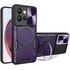 Husa pentru  Motorola Edge 50 Neo cu protecție pentru cameră și suport magnetic integrat Ring Shockproof, roz