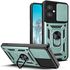 Husa pentru  Oppo A40 Ring Armor Kickstand Tough Rugged Cover cu protectie camera, negru