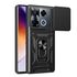 Husa pentru  Infinix Note 40 Pro+ Ring Armor Kickstand Tough Rugged Cover cu protectie camera, negru