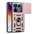 Husa pentru  Infinix Note 40 Pro+ Ring Armor Kickstand Tough Rugged Cover cu protectie camera, negru