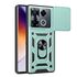 Husa pentru  Infinix Note 40 Pro+ Ring Armor Kickstand Tough Rugged Cover cu protectie camera, negru