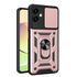 Husa pentru  Samsung Galaxy A06 Ring Armor Kickstand Tough Rugged Cover cu protectie camera, negru