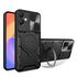 Husa pentru  Samsung Galaxy A06 cu protecție pentru cameră și suport magnetic integrat Ring Shockproof, negru