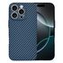 Husa pentru  iPhone 16 Pro CarbonFiber UltraSlim, Lightweight, albastru