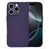 Husa pentru  iPhone 16 Pro CarbonFiber UltraSlim, Lightweight, albastru