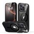 Pachet 360: Folie din sticla + Husa pentru  iPhone 16 Pro Max - ESR Classic Hybrid HaloLock cu Magsafe si Kickstand - negru mat