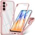Pachet 360: Husa cu folie integrata pentru  Samsung Galaxy A16 Cover360 fata / spate - negru