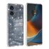 Husa pentru  Motorola Edge 50 Fusion cu sclipici Liquid Crystal Glitter, transparent