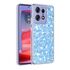 Husa pentru  Motorola Edge 50 Pro cu sclipici Liquid Crystal Glitter, albastru