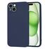 Husa pentru  iPhone 15 Plus Liquid Silicone cu MagSafe, subțire, captusita cu microfibra, anti amprentă, protectie cameră foto, verde deschis