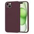 Husa pentru  iPhone 15 Plus Liquid Silicone cu MagSafe, subțire, captusita cu microfibra, anti amprentă, protectie cameră foto, verde deschis
