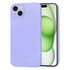 Husa pentru  iPhone 15 Plus Liquid Silicone cu MagSafe, subțire, captusita cu microfibra, anti amprentă, protectie cameră foto, verde deschis