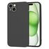 Husa pentru  iPhone 15 Plus Liquid Silicone cu MagSafe, subțire, captusita cu microfibra, anti amprentă, protectie cameră foto, verde deschis