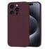 Husa pentru  iPhone 15 Pro Liquid Silicone cu MagSafe, subțire, captusita cu microfibra, anti amprentă, protectie cameră foto, fucsia