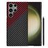 Husa pentru  Samsung Galaxy S24 Ultra CarbonFiber UltraSlim, Lightweight, albastru inchis