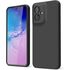 Husa pentru  Motorola Moto G55 Liquid Silicone, subțire, captusita cu microfibra, anti amprentă, protectie cameră foto, lavanda