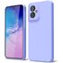 Husa pentru  Motorola Moto G55 Liquid Silicone, subțire, captusita cu microfibra, anti amprentă, protectie cameră foto, lavanda